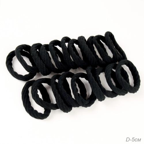 Резинка для волос набор 20 штук / YAN-6 /уп 1/черная