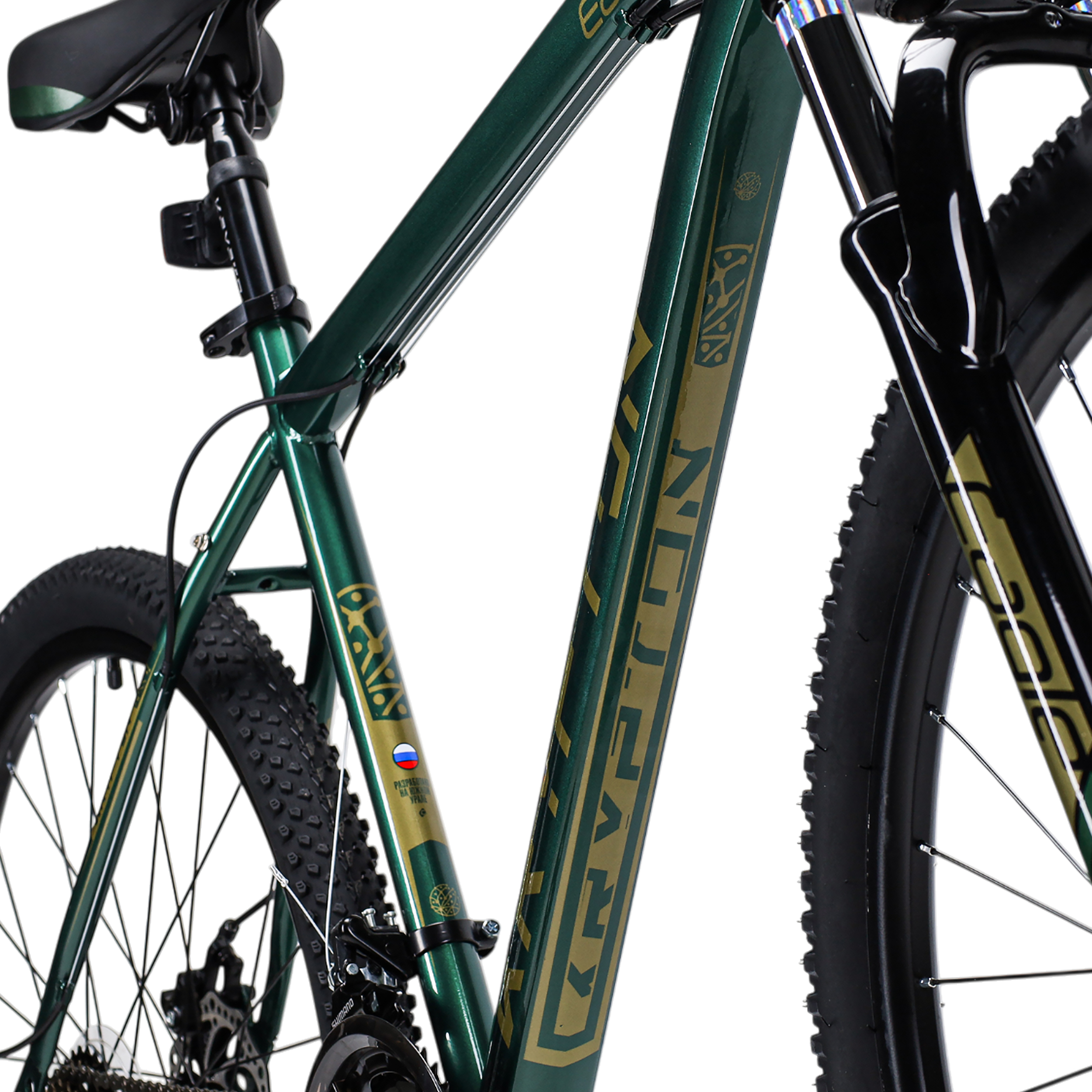 Велосипед 27.5" рама 19" 21sp KRYPTON EAGLE II зелёный тёмный evergreen