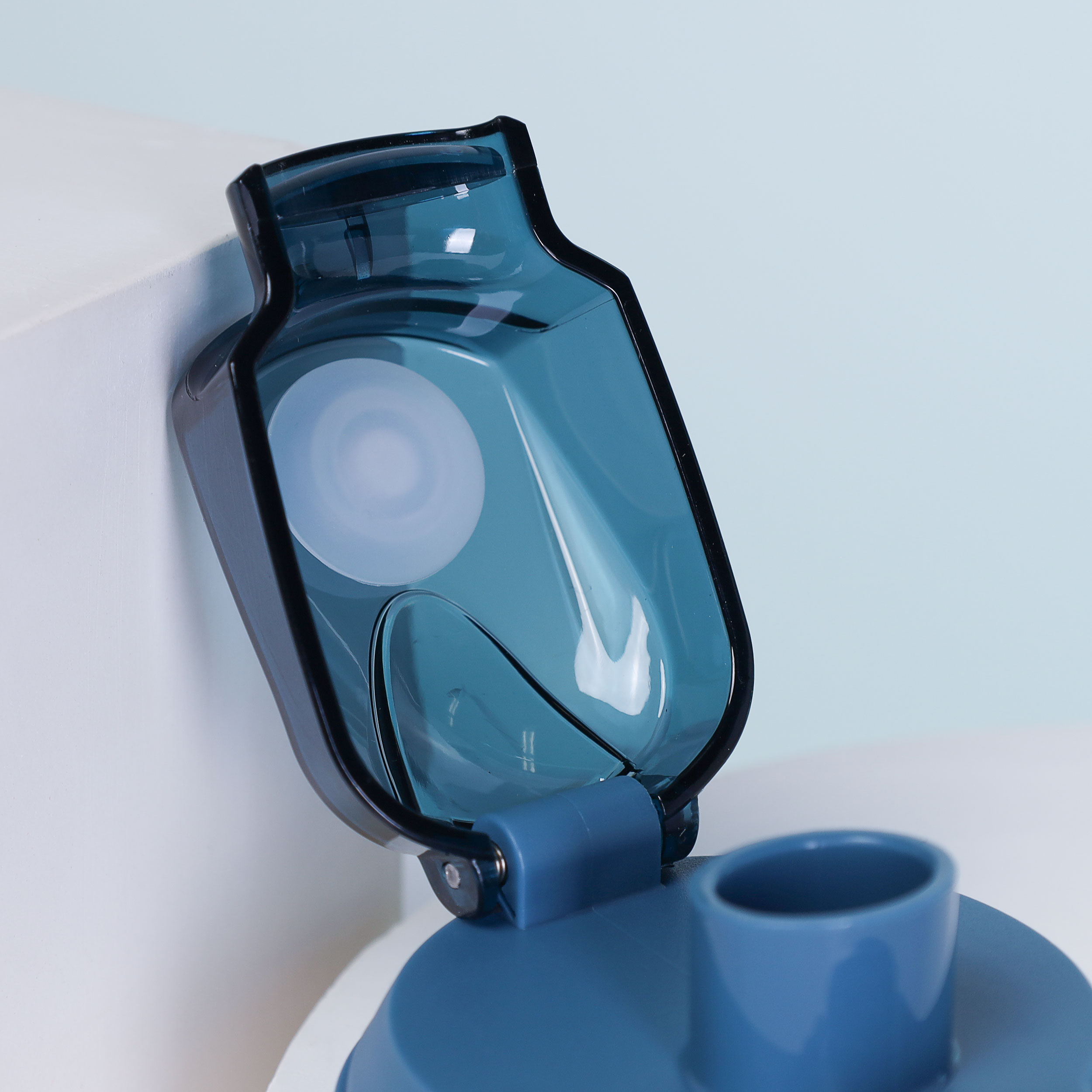 Бутылка для воды Woohooo H2O 850 ml / Пищевой PP / Синий / уп 60 / АКЦИЯ