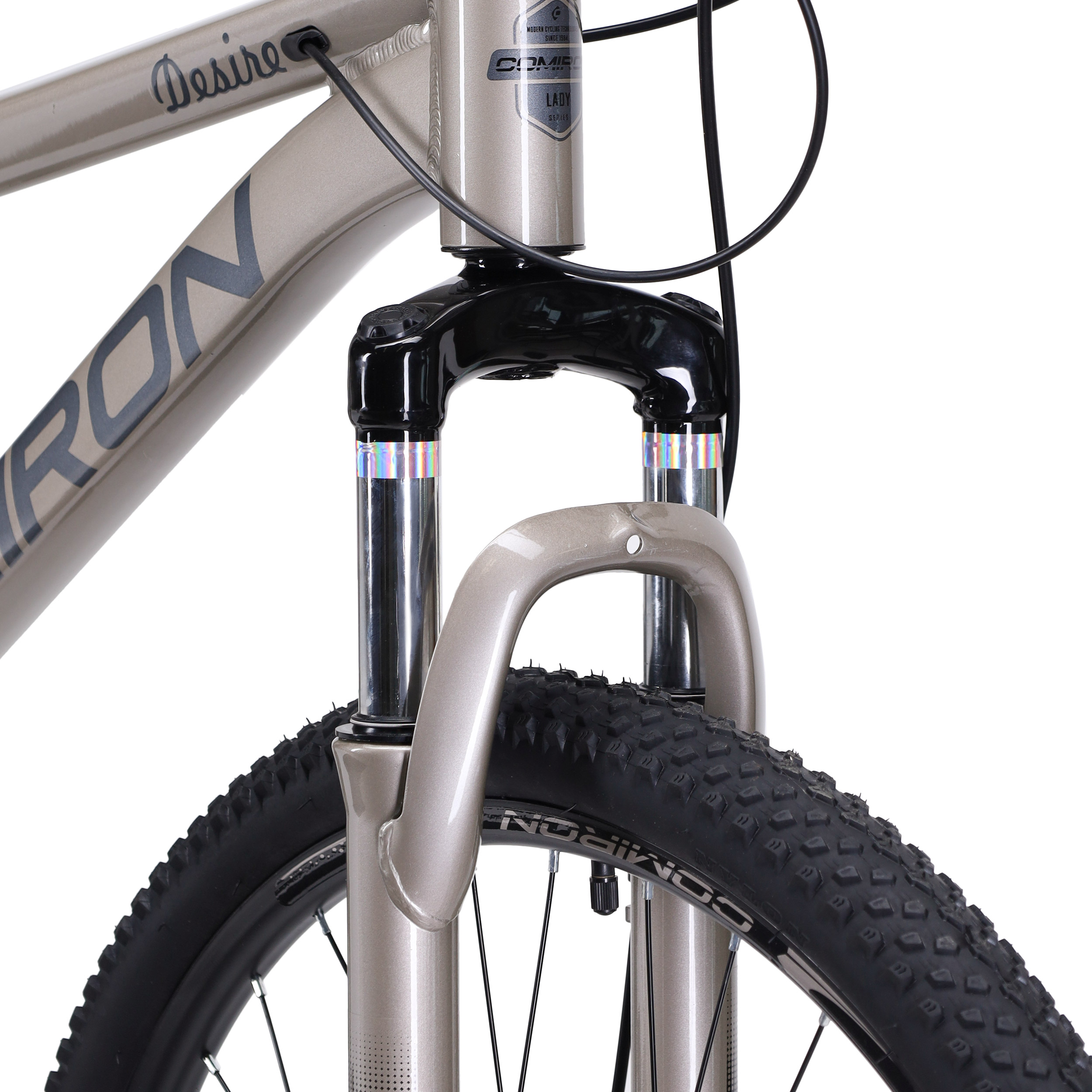 Велосипед 27,5" рама 17" 1x10sp COMIRON DESIRE серый тёплый