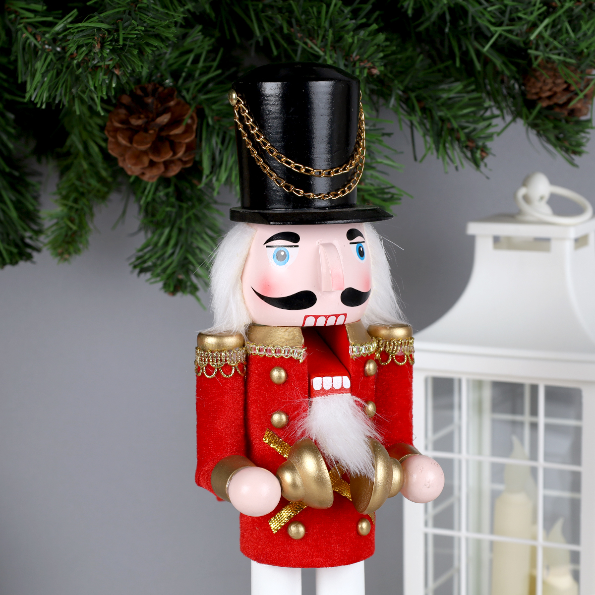 Новогоднее украшение Щелкунчик 38 см / TU-474 /уп 12/без выбора формы