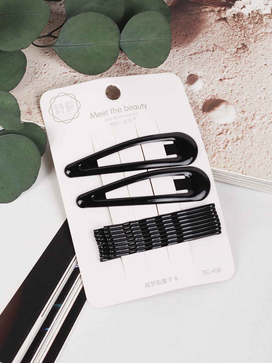 Заколка для волос 10 штук / LSAF-1 /уп 50/