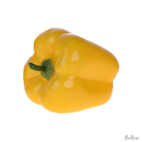 Муляж Перец желтый 8 см / 33-26 /уп 300/