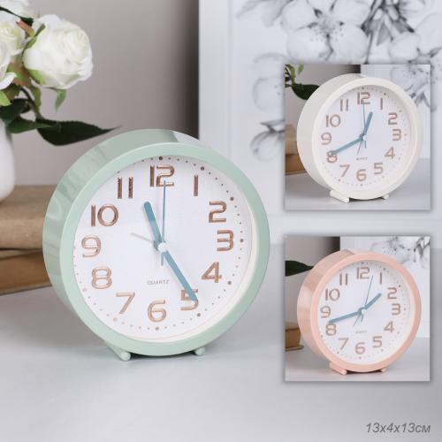 Будильник 13х4х13 см / 66282 /уп 120/ 