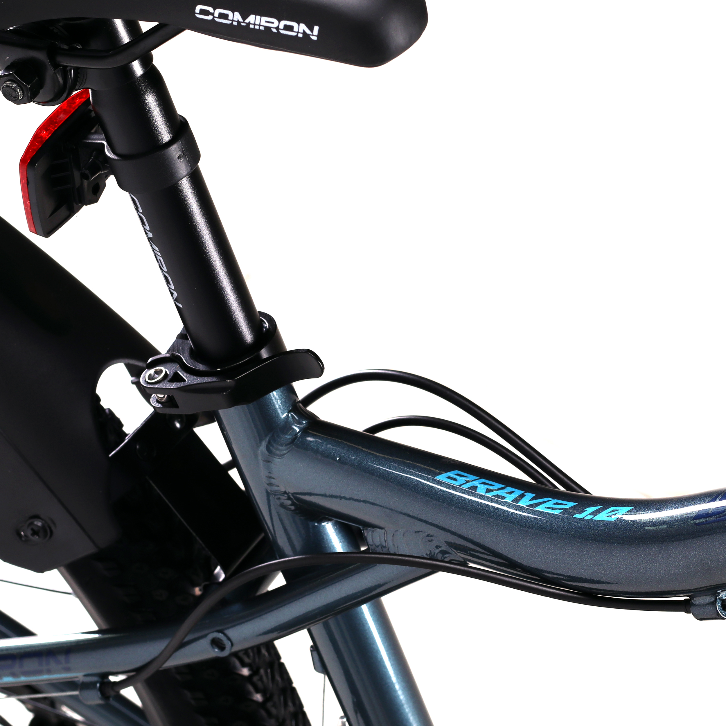 Велосипед 26" рама 15" 21sp CB640 DB COMIRON BRAVE тёмно-синий голубой кристальный металлик
