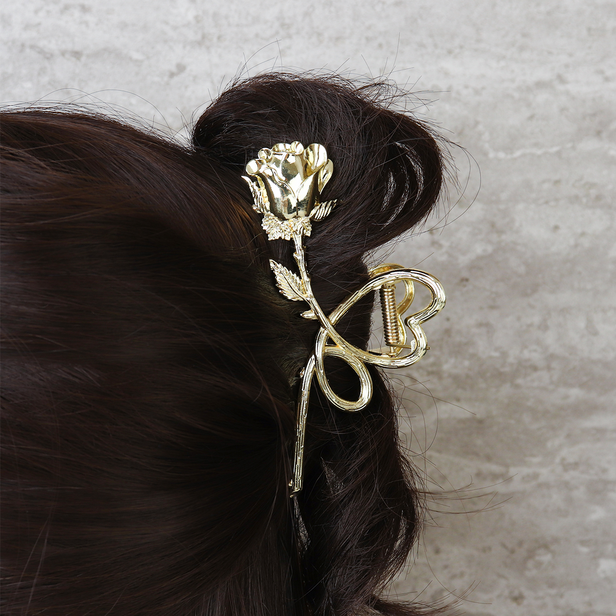 Заколка-краб для волос 11 см / XY2415-10 /уп 20/80/металл/золото