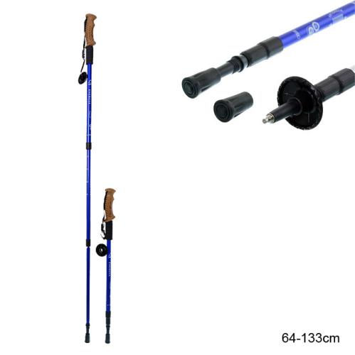 Палки для скандинавской ходьбы / C-102 /уп 5/30/синие