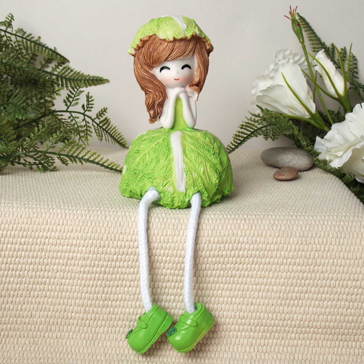 Фигурка Капуста висячие ножки 2 штуки набор 22 см / 9621 /уп 60/_