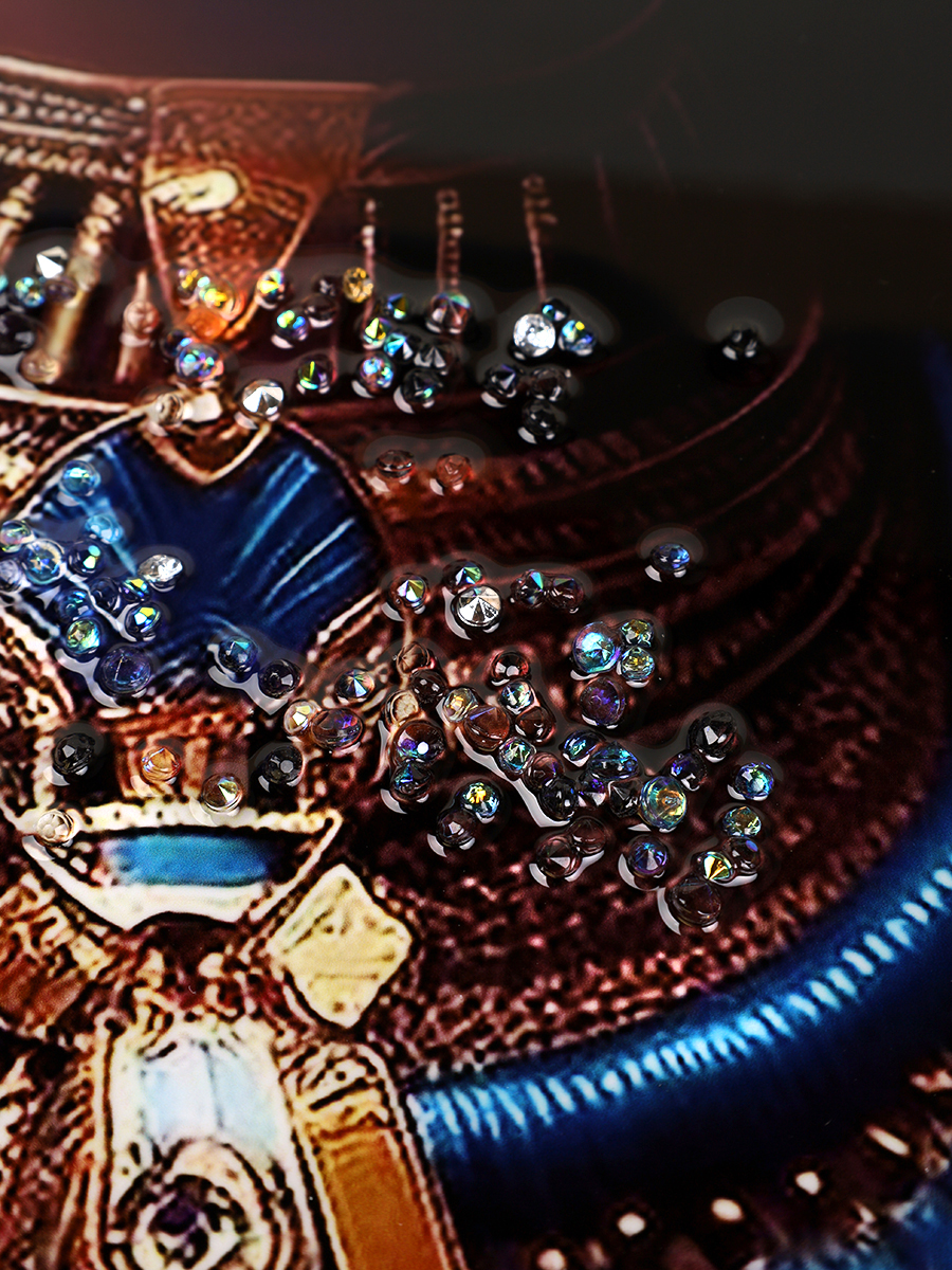 Картина 50х50 Африканка / RW-0351 /уп 24/