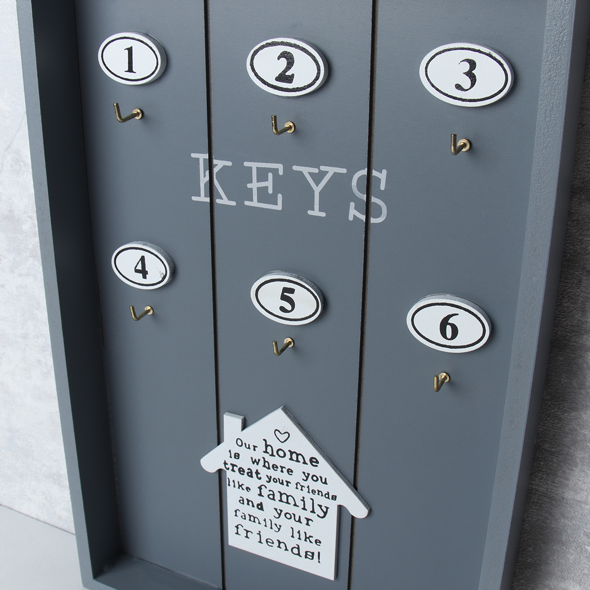 Ключница открытая на 6 ключей 20х30 см / AW-404 /уп 6/48/