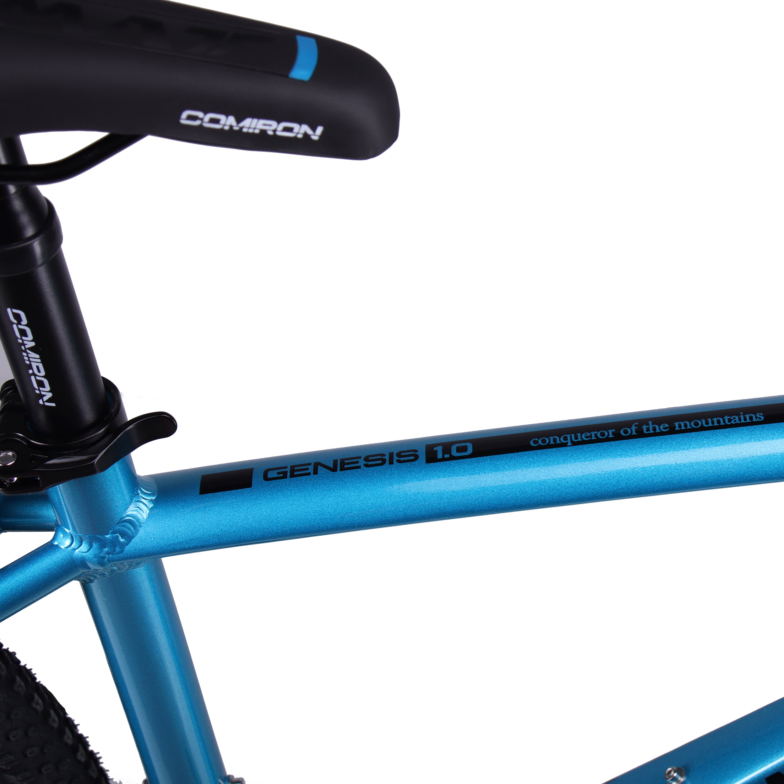 Велосипед 29" рама 19" 24sp CG990 BC COMIRON GENESIS голубой кристальный чёрный жемчужный металлик
