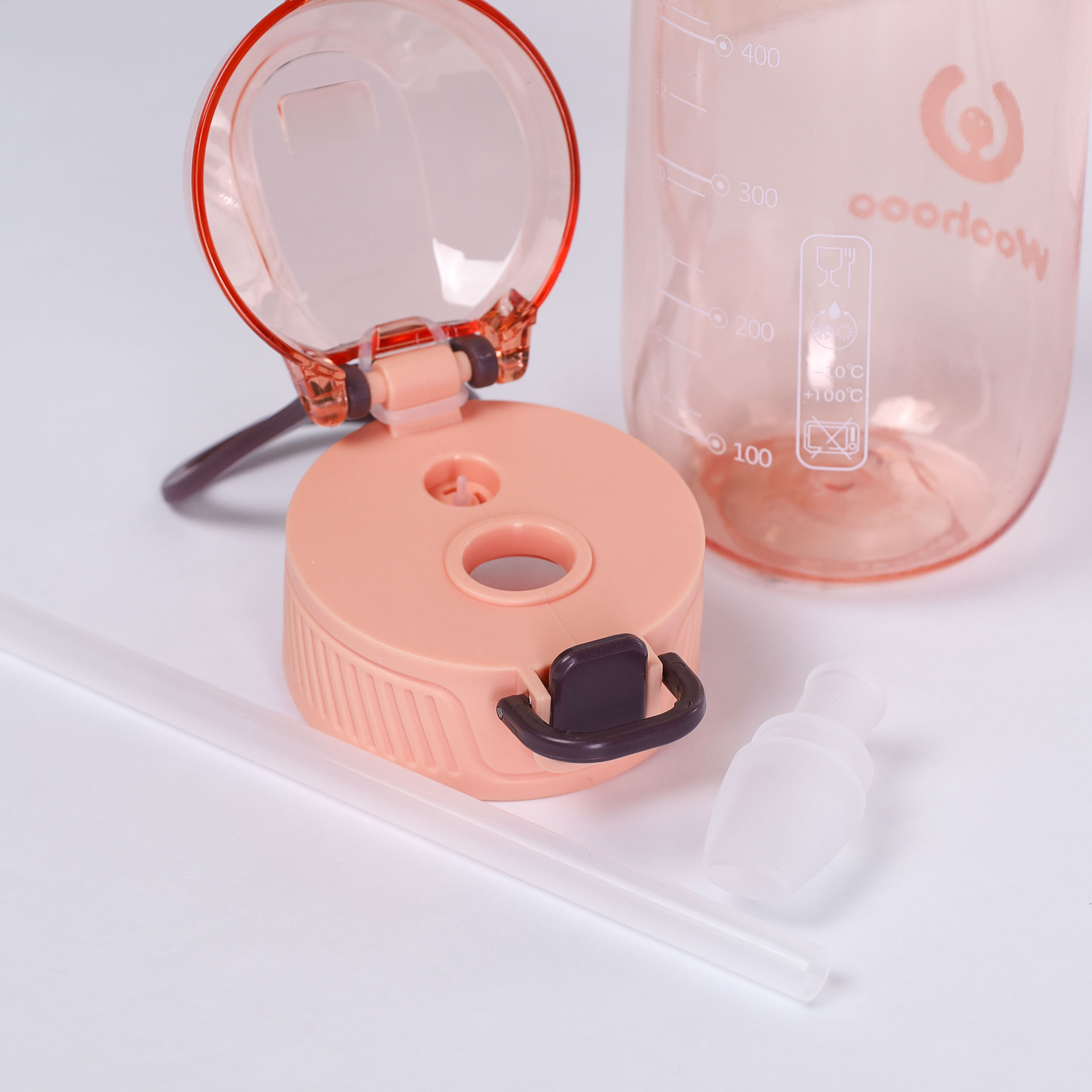 Бутылка для воды Woohooo Puerto Plata 650 ml / Пищевой PP / уп 80 / АКЦИЯ