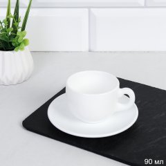 Кофейная пара 2 предмета 90 мл / CB85 (white) 