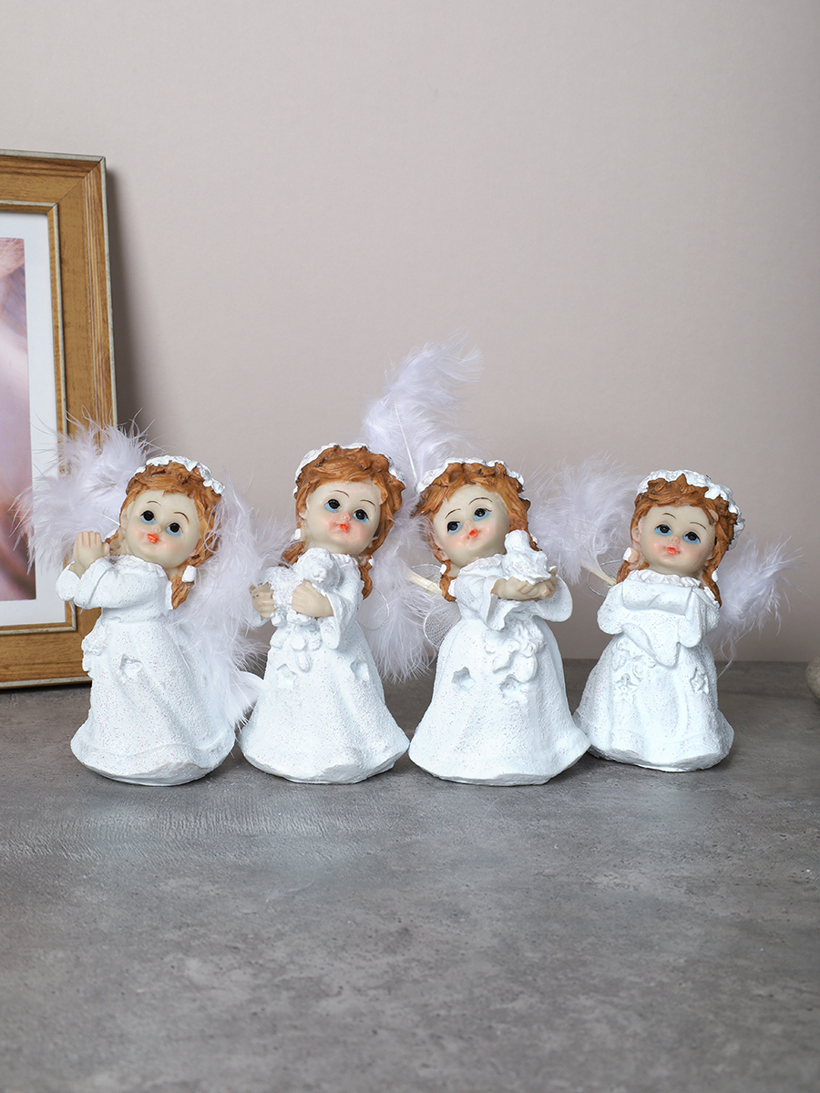 Фигурка Ангел 10 см / QТ34 /уп 4/144/крылья перо