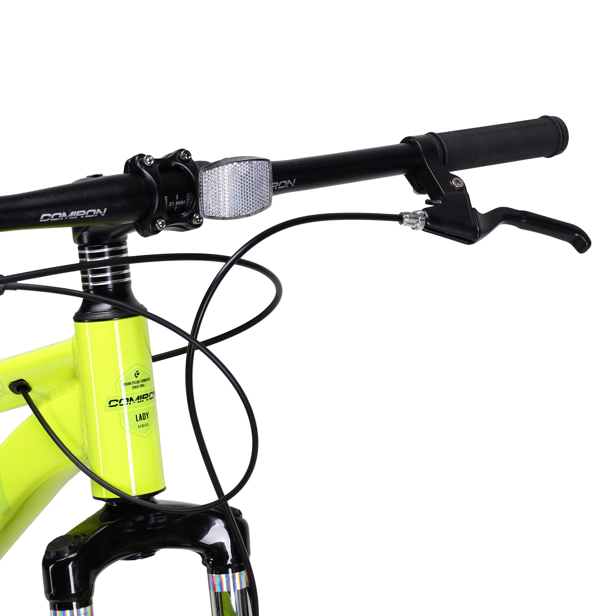 Велосипед 27,5" рама 17" 1х10sp COMIRON DESIRE зелёный лайм