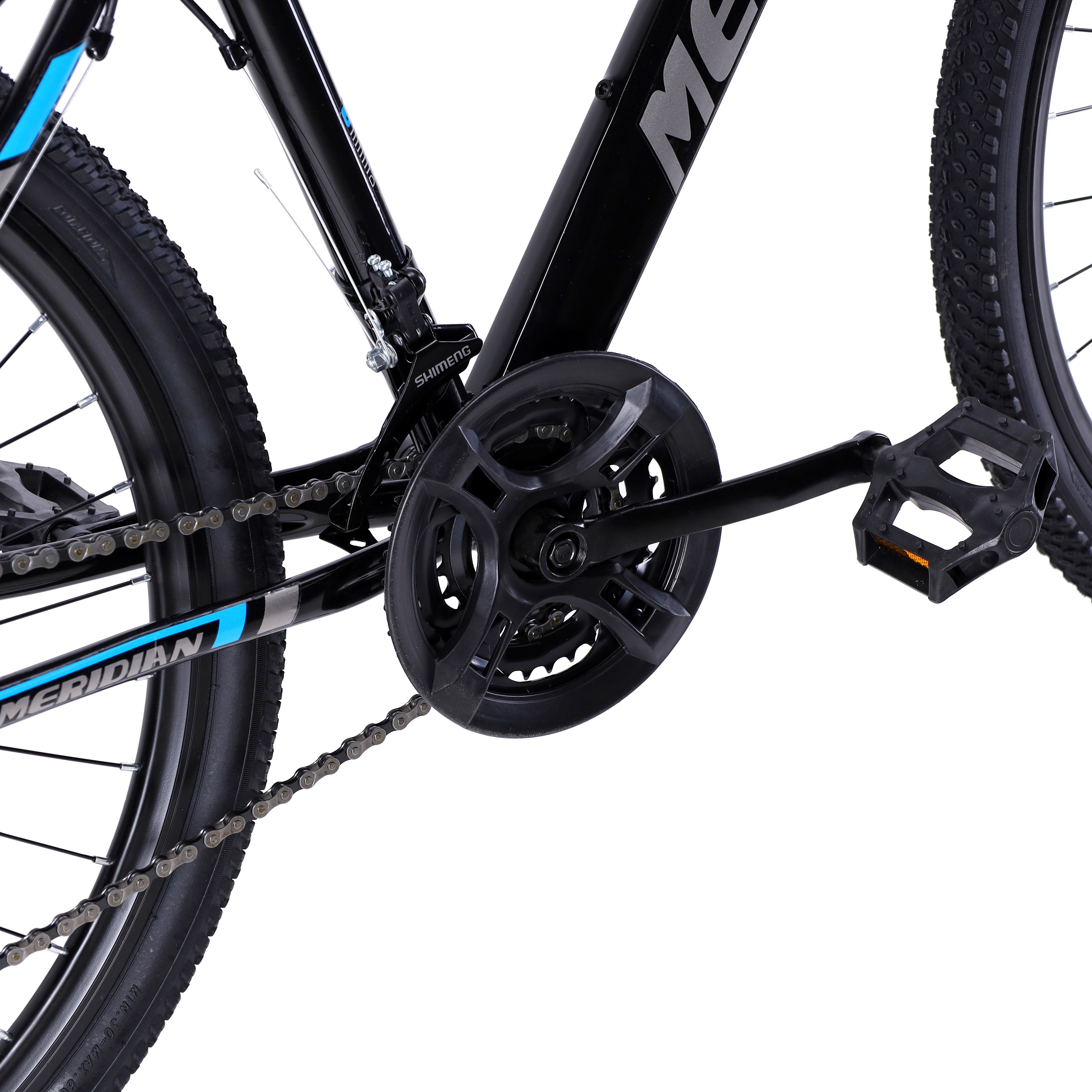 Велосипед горный MERIDIAN MOUNTAIN I 26-17" 21S DISC BRAKE цвет: чёрный-синий