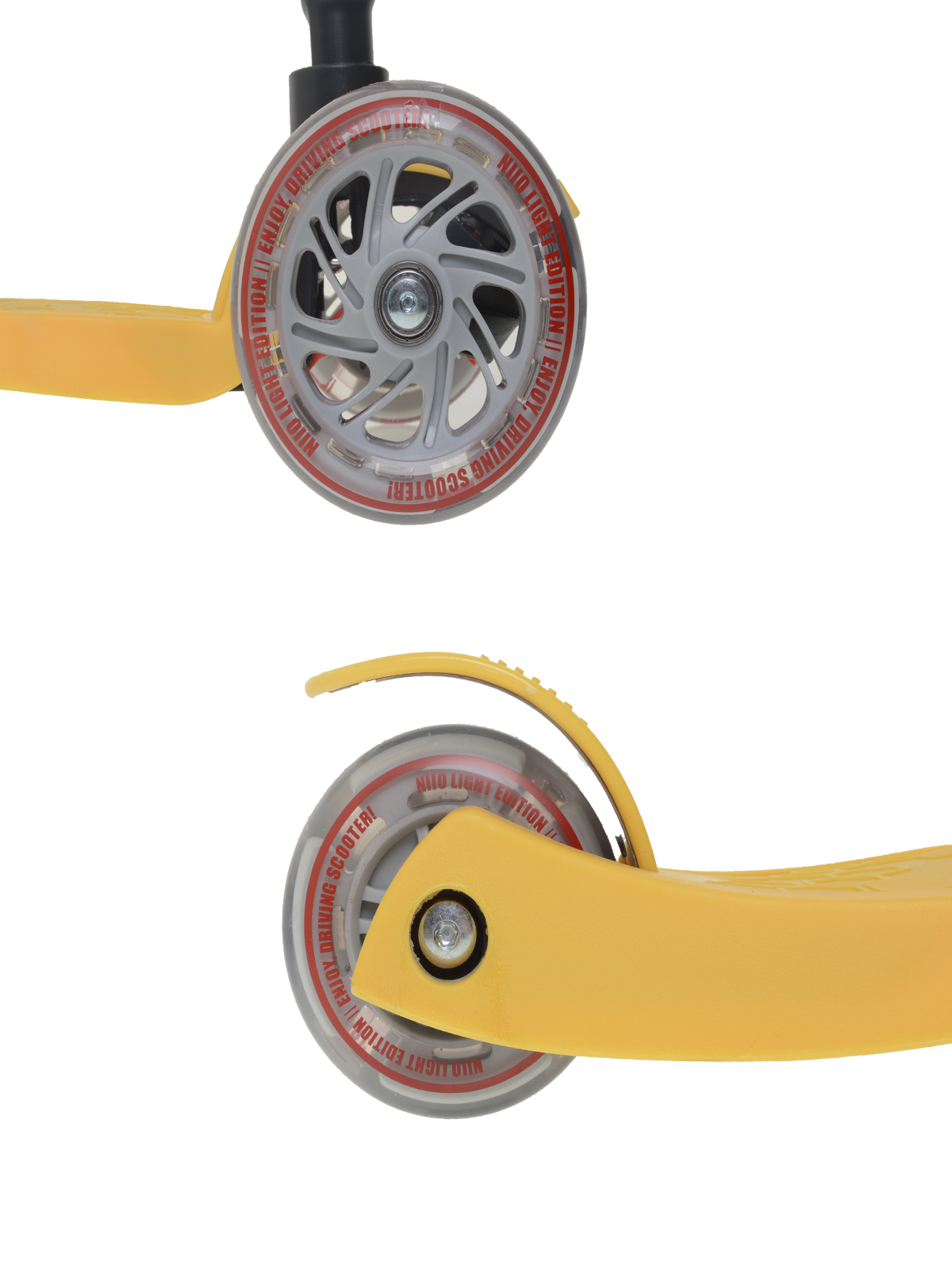 Самокат 3-х колесный JP-MG-03NP желтый /уп 6/ 