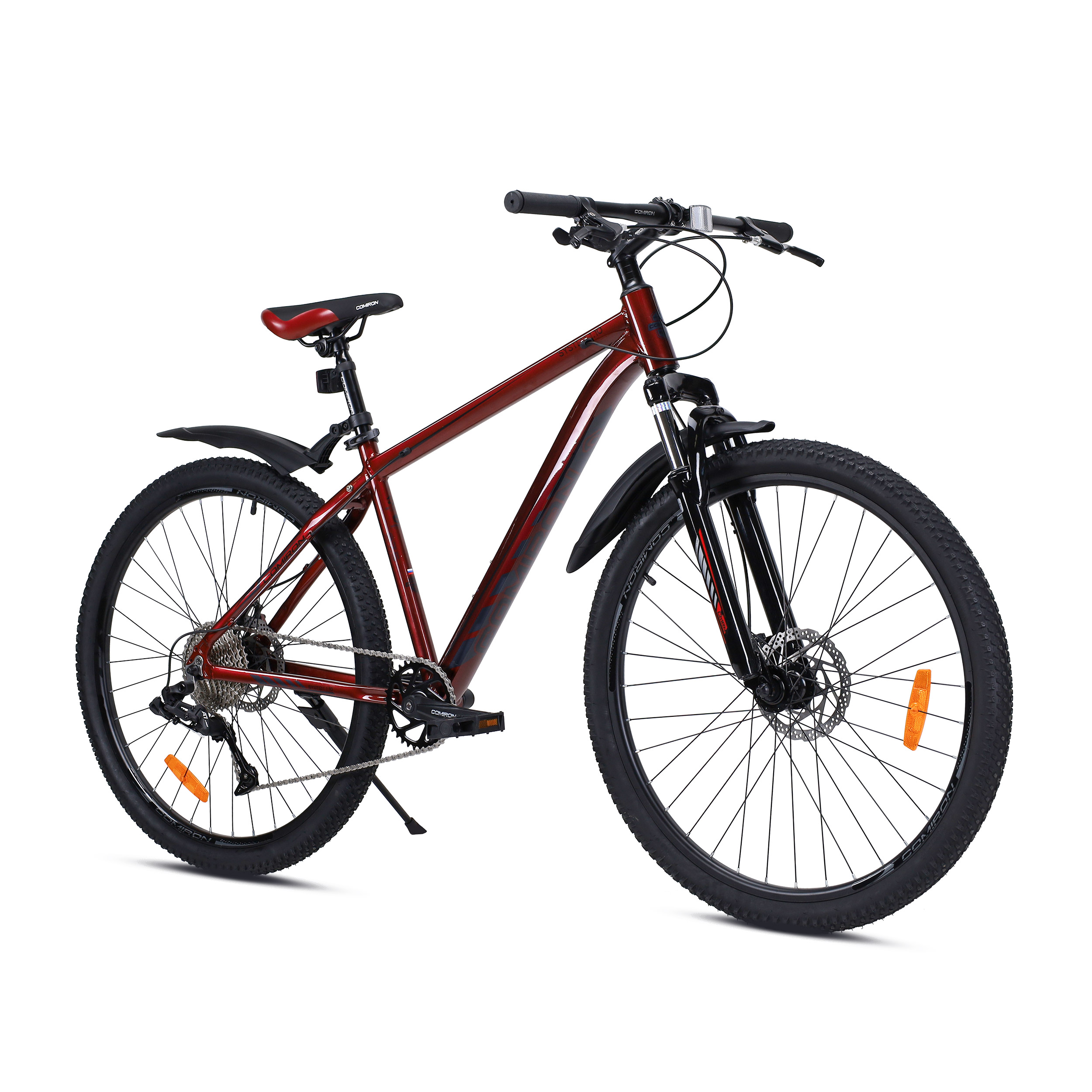 Велосипед 27,5" рама 19" 1x10sp COMIRON SYSTEM красный
