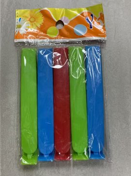 Зажим для пакетов 5 штук / 14261 /уп 360/