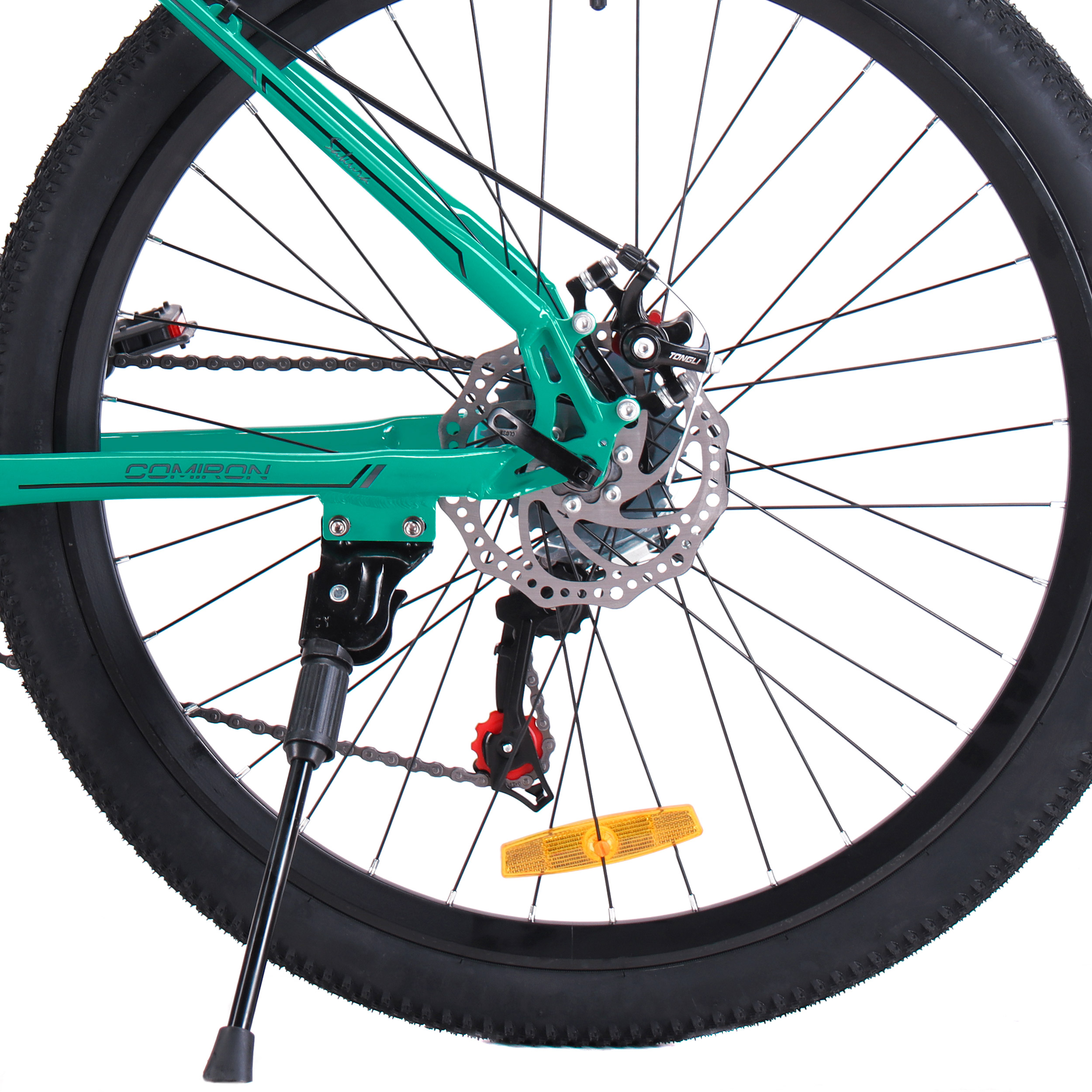 Велосипед 26" рама 17" 21sp GT510 B COMIRON SAKURA голубой неоновый