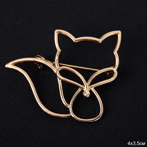 Брошь Лиса / 2965 /уп 12/