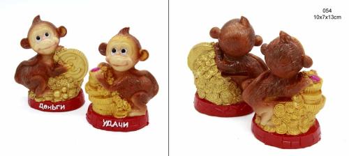 Копилка Обезьяна 13 см / 054 /уп1/120/ Акция
