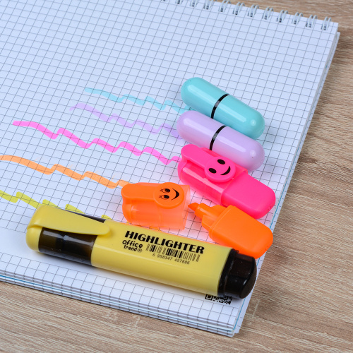 Текстовыделитель набор 5 штук / H1002 /уп 48/288/АКЦИЯ