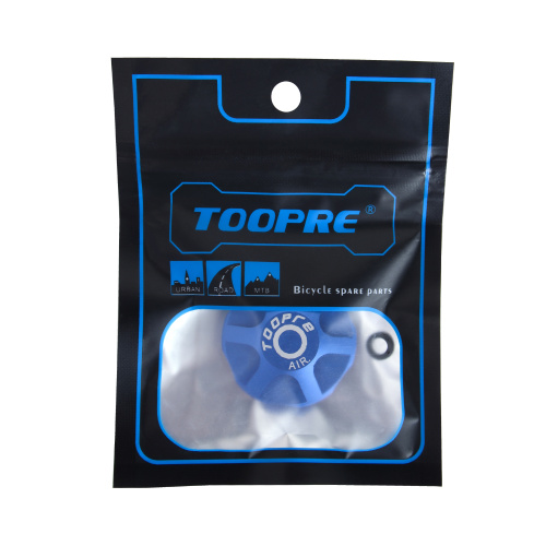 Крышка короны вилки MTB велосипеда. TOOPRE FC-001. Размеры: 33х33х8.3мм. Совместима с вилками: Manitou/X-Fusion/Fox/DT/Rockshox. Алюминий. Синий