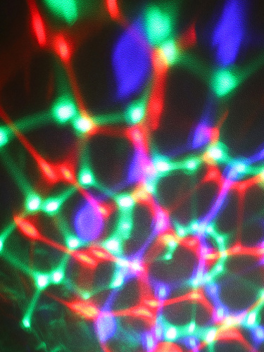 Проектор диско-шар ночник светодиодный классический, настольный 13 см / CW182609-7 /уп 48/