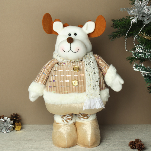 Новогоднее украшение Олень на телескопических ножках 37/70 см / YX-E2651-1 /уп 36/