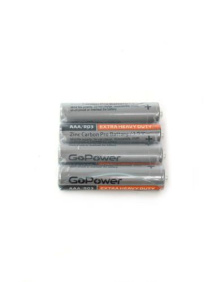 Батарейка GoPower Heavy Duty R03 SP-4 /уп 4/60/мизинчиковые
