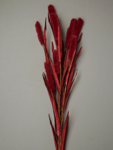 Ветка декоративная 90 см / RW-319 /уп 144/винный цвет