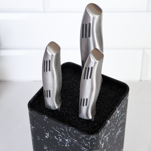 Подставка для ножей 22х10 см Квадрат / PPK700 /уп 12/