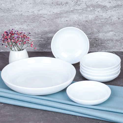 Салатник 750 мл и 6 розеток 150 мл / 7A QW80/1  QW45/6 white /уп 8/