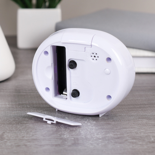 Будильник 10x8 см / XD921 /уп.200/ плавный ход/ микс