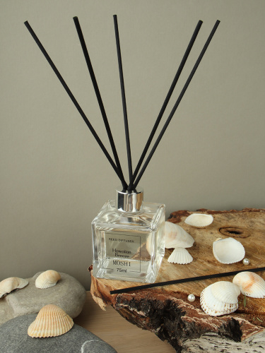 Жидкий ароматизатор с диффузором 75 мл (Тропические фрукты, роза, лаванда, лемонграс, гавайский бриз) / AF79921 /уп 12/48/серия MOSHI