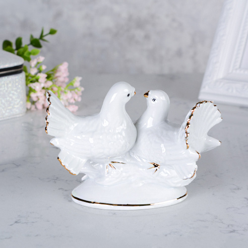 Статуэтка Голуби 7х12х8 см / S0164AS /уп 96/