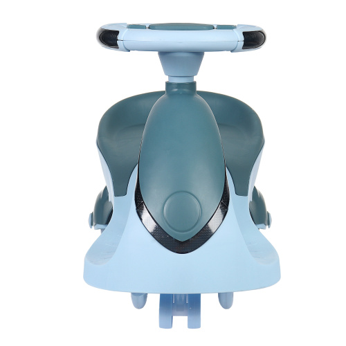 Толокар COMIRON QT-8098/светящиеся полиуретановые колеса 90 мм/ Синий/уп4