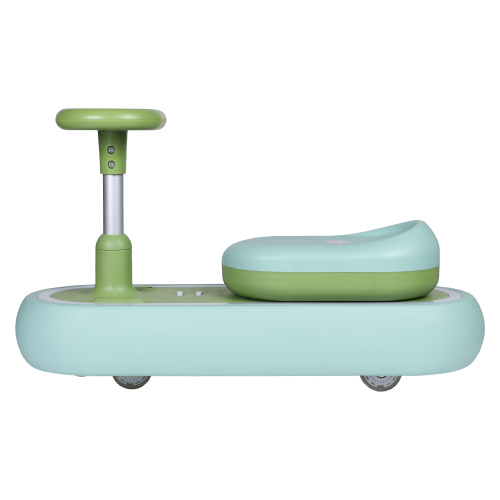 Толокар COMIRON QT-8062/светящиеся полиуретановые колеса 70 мм/ Зеленый/уп4