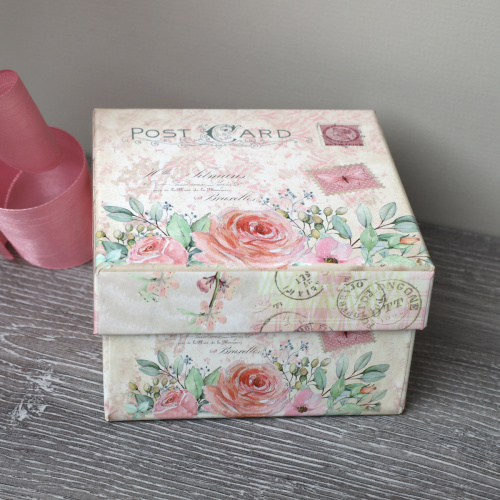 Коробка подарочная 9х9 см / S111-SY592 /уп 12/216/микс