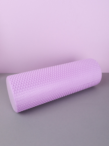 Ролик массажный спортивный Woohooo СELL 30x10/ фиолетовый /уп50