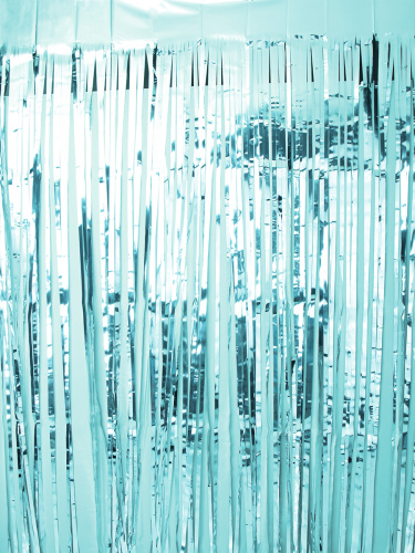 Дождь занавес 100x200 см серо голубой / NGA-17 /уп 10/300/для фотозоны на клейкой ленте