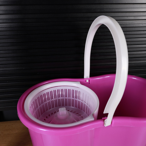 Ведро с отжимом и шваброй центрифуга пластик / FR-1123/2с /уп 25/ 2 насадки