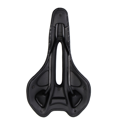 Седло велосипедное MTB COMIRON POGACAR N846 280X160, Технологии: DW, ED. Верх: PU принтованный глянец/Цвет: Чёрный+Жёлтый /уп 30/