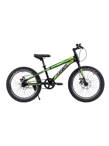 Велосипед 20" Krypton Hyperion ригид KH10BGY20HF чёрный зелёный