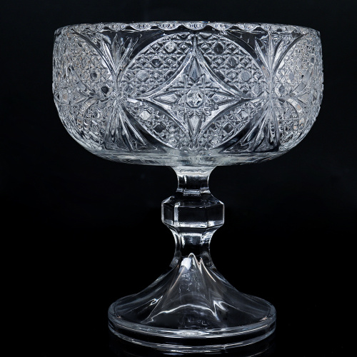 Ваза для сервировки на ножке 600 мл Бабочка / W509/1 /уп 16/