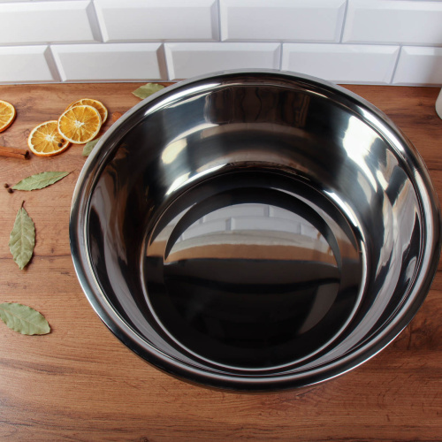 Чаша-таз 40 см нержавейка h=14.5 см / 40-594 /уп 40/0.747