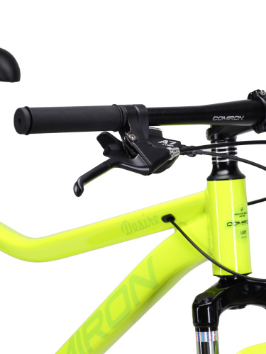 Велосипед 27,5" рама 17" 1х10sp COMIRON DESIRE зелёный лайм