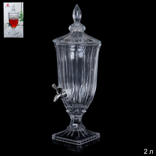 Лимонадник для напитков с краном 2 л / 80123 /уп 6/*Ц Диспенсер