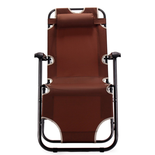 Кресло шезлонг КОРИЧНЕВЫЙ №9 47х152х93 /уп4/